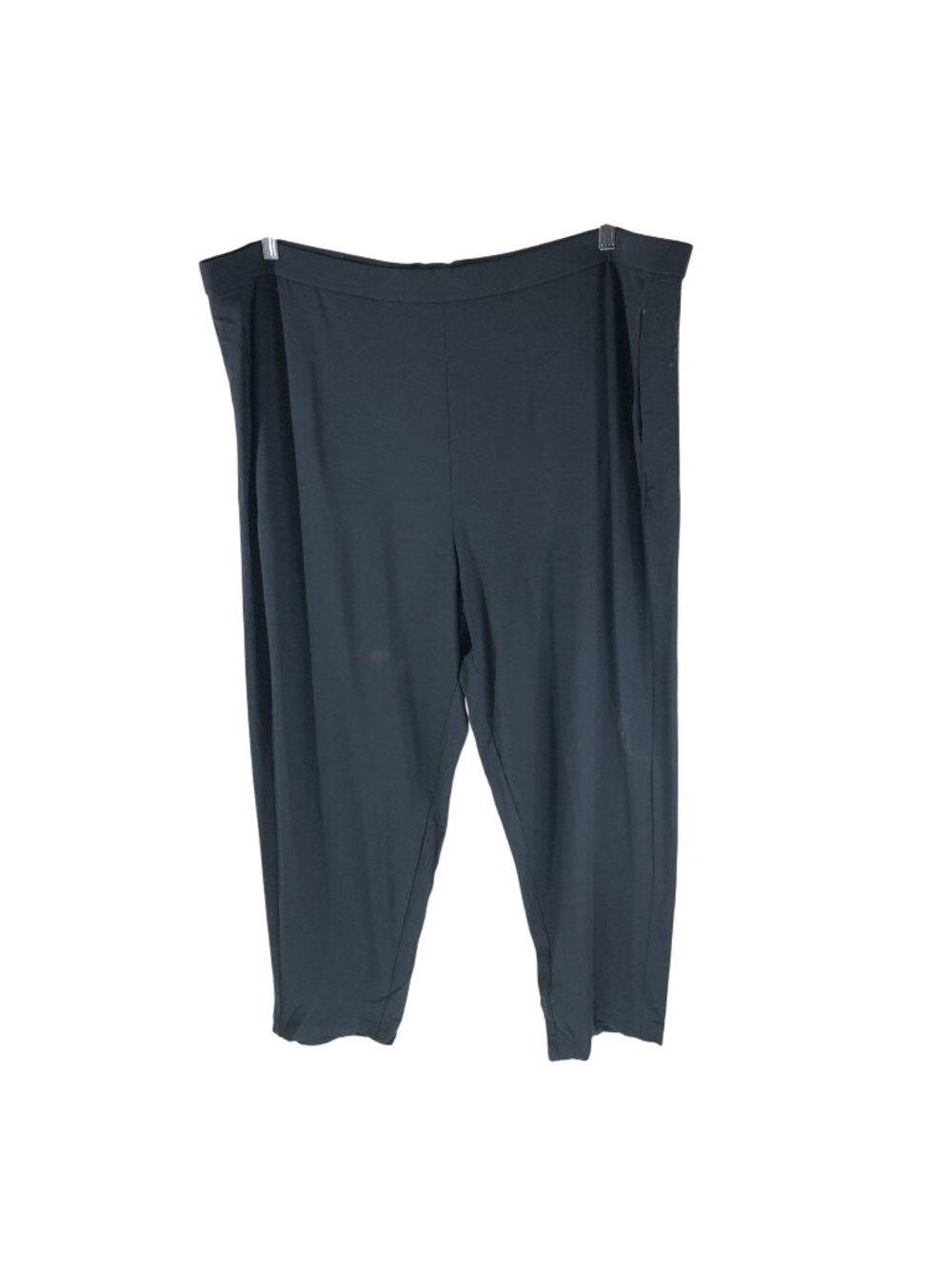 Eileen Fisher Womens Graphite Gray Slouch Ankle Pants Tencel Blend 3X
